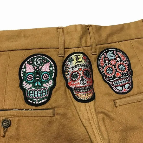 EOTOTO | SKULL SARROUEL CROPPED