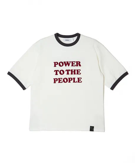 MSML | POWER TO THE PEOPLE RINGER T SHIRT