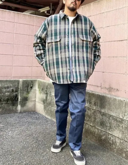 BEDWIN & THE HEARTBREAKERS | L/S WOOL CPO SHIRT JACKET "RICHARDS"