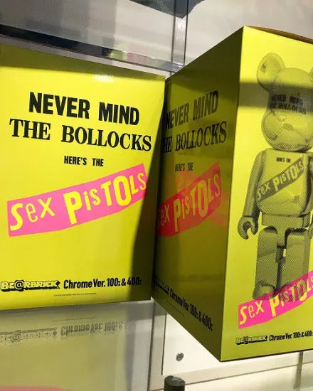 MEDICOM TOY | BE@RBRICK Sex Pistols "NEVER MIND THE BOLLOCKS" Chrome Ver. 100% & 400%【店頭販売のみ】