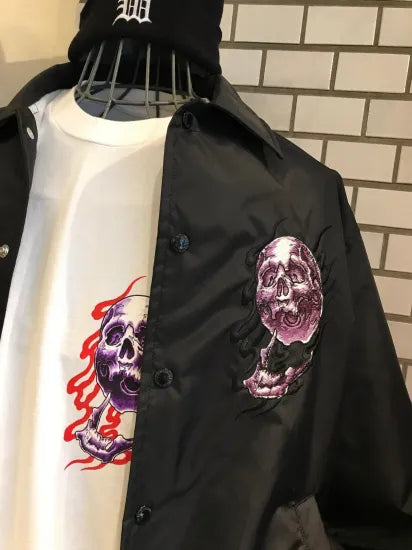 WACKO MARA | 56 TATTOO STUDIO / WASHED HEAVY WEIGHT CREW NECK LONG SLEEVE T-SHIRT