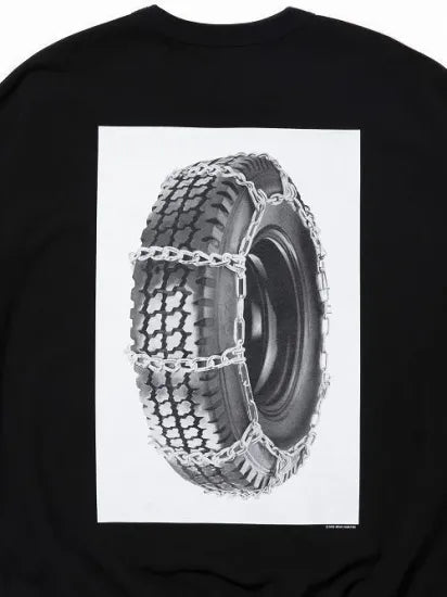 COOTIE | Print Sweat Crew (Tire with Chains)
