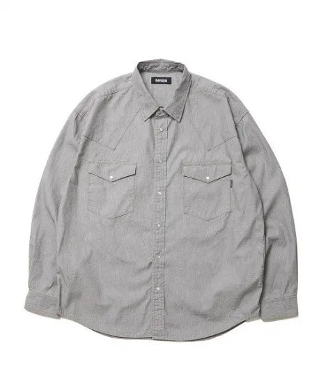 ROTTWEILER | R9 GRAY DENIM SHIRT