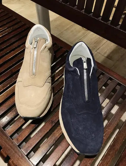 nonnative | DWELLER JOG TRAINER COW LEATHER by SABOR