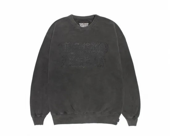 WACKO MARIA | WASHED MIDDLE WEIGHT CREW NECK SWEAT SHIRT