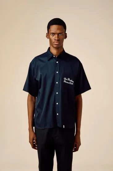 BEDWIN & THE HEARTBREAKERS | S/S EMBROIDERED SHIRT "BLUNT"