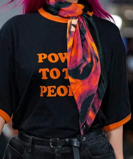 MSML | POWER TO THE PEOPLE RINGER T SHIRT