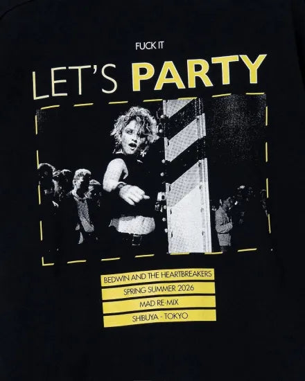 BEDWIN & THE HEARTBREAKERS | S/S PRINTED TEE "Let's Party"