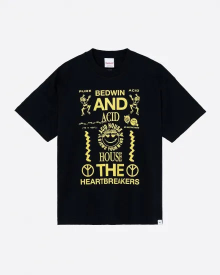 BEDWIN & THE HEARTBREAKERS | S/S PRINTED TEE "Acid House"