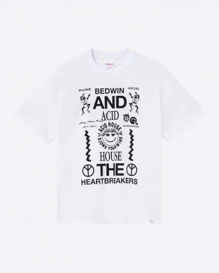BEDWIN & THE HEARTBREAKERS | S/S PRINTED TEE "Acid House"