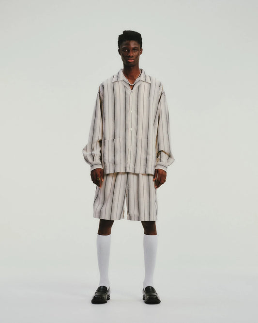 COOTIE | Dobby Chain Stripe Easy Shorts