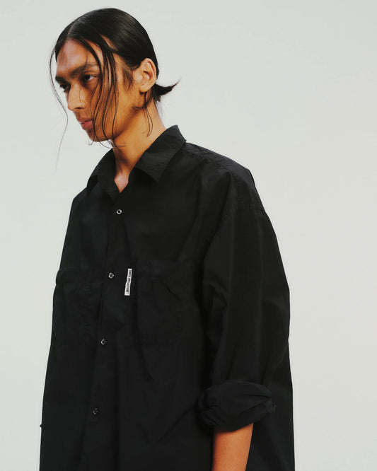 COOTIE | Garment Dyed Nylon L/S Shirt