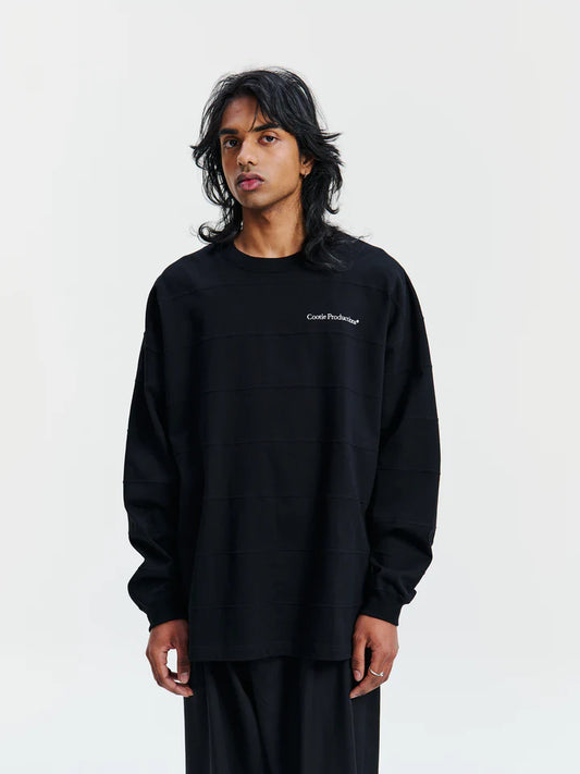 COOTIE | Plaited Jersey Paneling Border L/S Tee