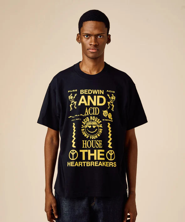 BEDWIN & THE HEARTBREAKERS | S/S PRINTED TEE "Acid House"