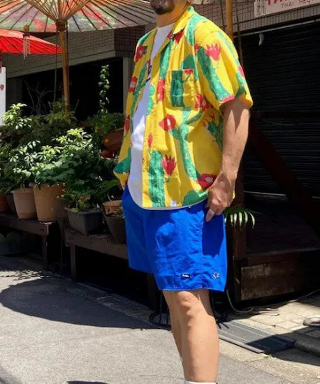 BEDWIN & THE HEARTBREAKERS | S/S OPEN COLLAR ALOHA SHIRT "ROGERS"