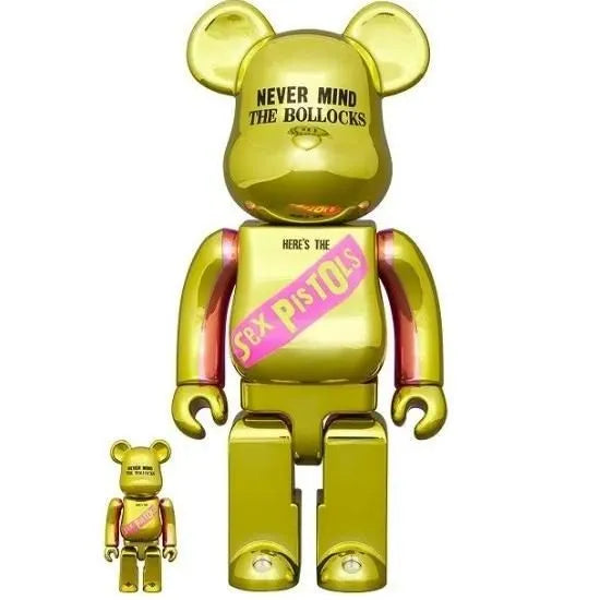 MEDICOM TOY | BE@RBRICK Sex Pistols "NEVER MIND THE BOLLOCKS" Chrome Ver. 100% & 400%【店頭販売のみ】