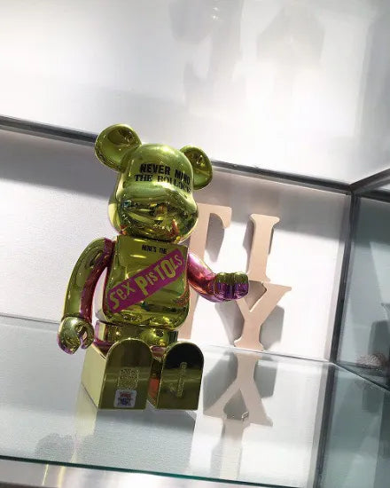 MEDICOM TOY | BE@RBRICK Sex Pistols "NEVER MIND THE BOLLOCKS" Chrome Ver. 100% & 400%【店頭販売のみ】
