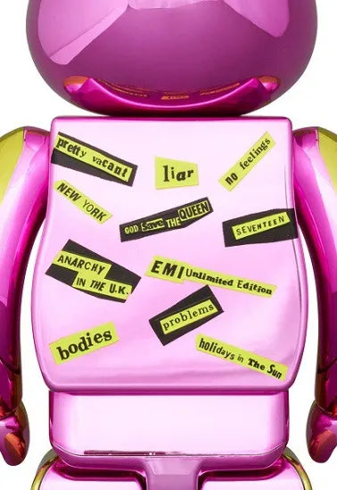 MEDICOM TOY | BE@RBRICK Sex Pistols "NEVER MIND THE BOLLOCKS" Chrome Ver. 100% & 400%【店頭販売のみ】