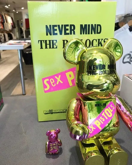MEDICOM TOY | BE@RBRICK Sex Pistols "NEVER MIND THE BOLLOCKS" Chrome Ver. 100% & 400%【店頭販売のみ】