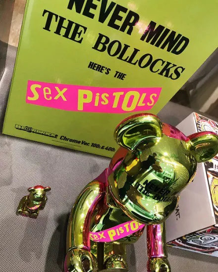 MEDICOM TOY | BE@RBRICK Sex Pistols "NEVER MIND THE BOLLOCKS" Chrome Ver. 100% & 400%【店頭販売のみ】