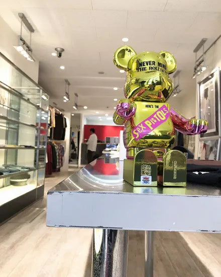 MEDICOM TOY | BE@RBRICK Sex Pistols "NEVER MIND THE BOLLOCKS" Chrome Ver. 100% & 400%【店頭販売のみ】