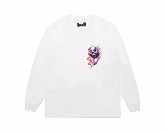 WACKO MARA | 56 TATTOO STUDIO / WASHED HEAVY WEIGHT CREW NECK LONG SLEEVE T-SHIRT
