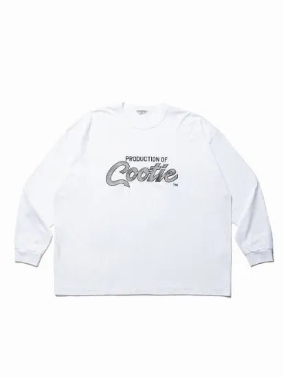 COOTIE | Embroidery Oversized L/S Tee (PRODUCTION OF COOTIE)