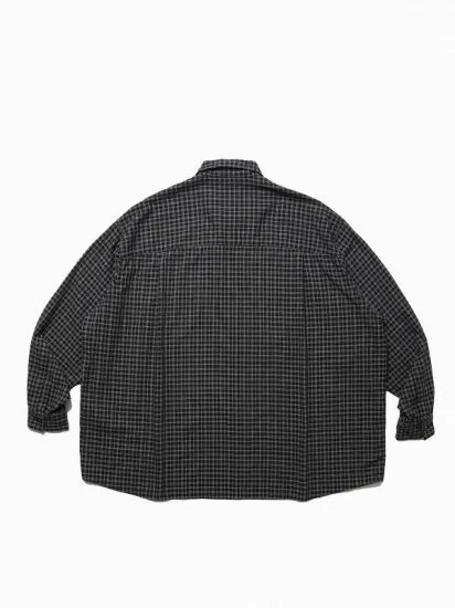 COOTIE | Amundsen Check Overized Half Zip L/S Shirts
