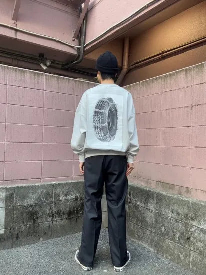 COOTIE | Print Sweat Crew (Tire with Chains)