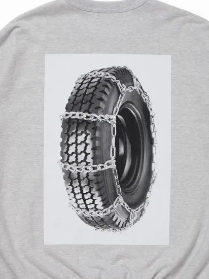 COOTIE | Print Sweat Crew (Tire with Chains)