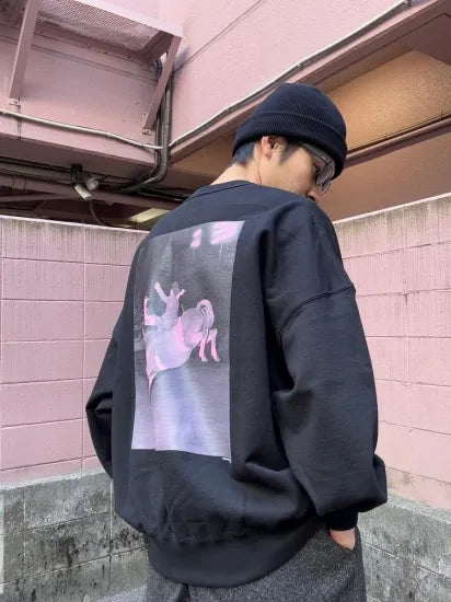 COOTIE | Print Sweat Crew (Pink 14)