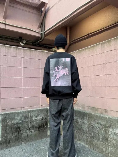 COOTIE | Print Sweat Crew (Pink 14)