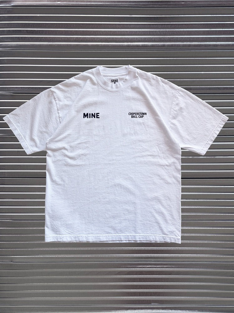 MINE　MINE x COOPERS TOWN BALL CAP Flock Print Tee