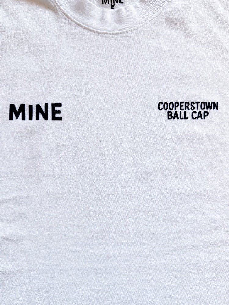 MINE　MINE x COOPERS TOWN BALL CAP Flock Print Tee