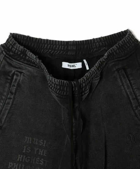 MSML | VINTAGE GARMENT DYE M HIGH SWEAT PANTS