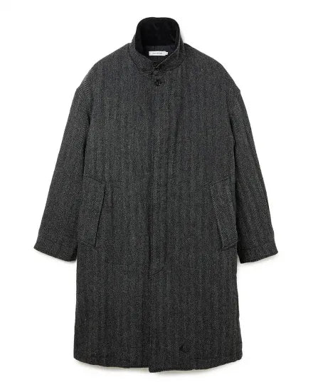 nonnative | WANDERER LONG PUFF COAT WOOL HERRINGBONE WITH WINDSTOPPER