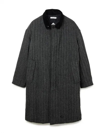 nonnative | WANDERER LONG PUFF COAT WOOL HERRINGBONE WITH WINDSTOPPER