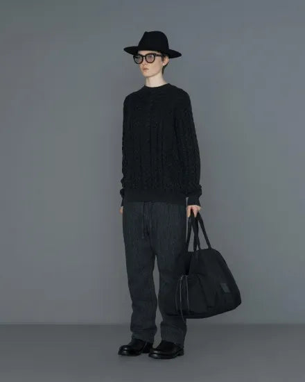 nonnative | MARINER PULLOVER ARAN SWEATER COTTON YARN