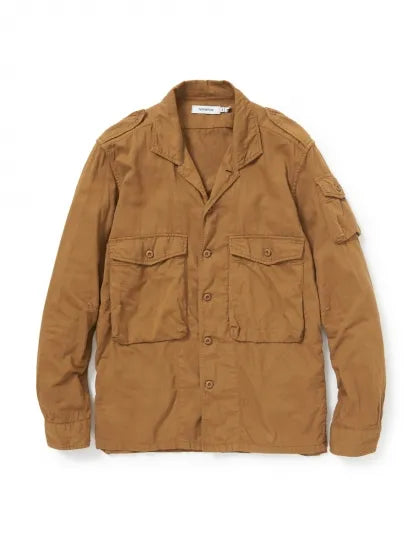nonnative | ROAMER SHIRT C/S TWILL OVERDYED