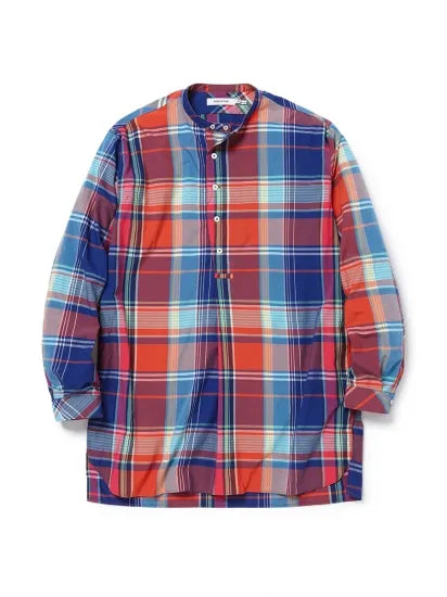 nonnative | SCIENTIST PULLOVER LONG SHIRT R/P MADRAS PLAID
