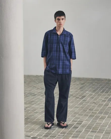 nonnative | MARINER PULLOVER Q/S SHIRT COTTON PUNCHING MADRAS CHECK
