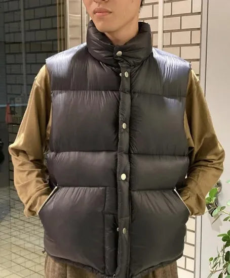 nonnative | EXPLORER DOWN VEST NYLON MINI RIPSTOP WITH WINDSTOPPER