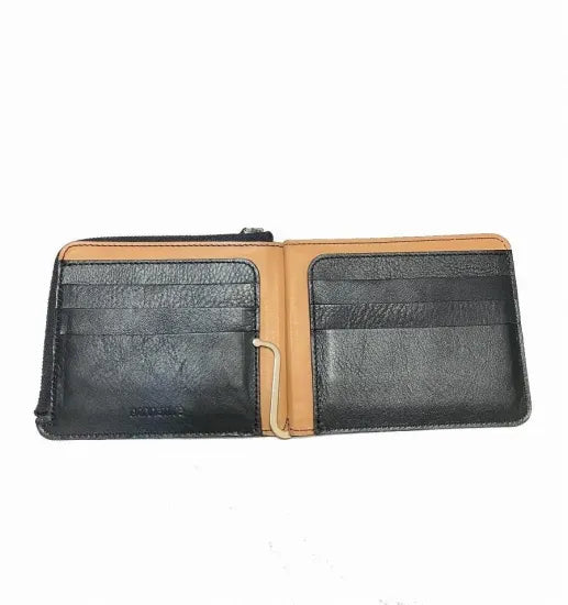 nonnative | DWELLER WALLET COW LEATHER WITH MONEY CLIP