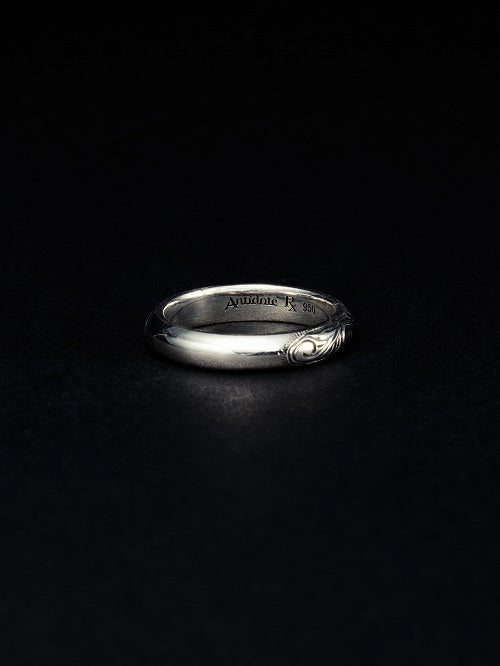 ANTIDOTE BUYERS CLUB　Engraved Round Ring