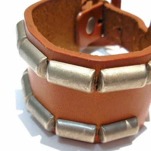 hobo | SQUARE BUCKLE LEATHER BRACELET