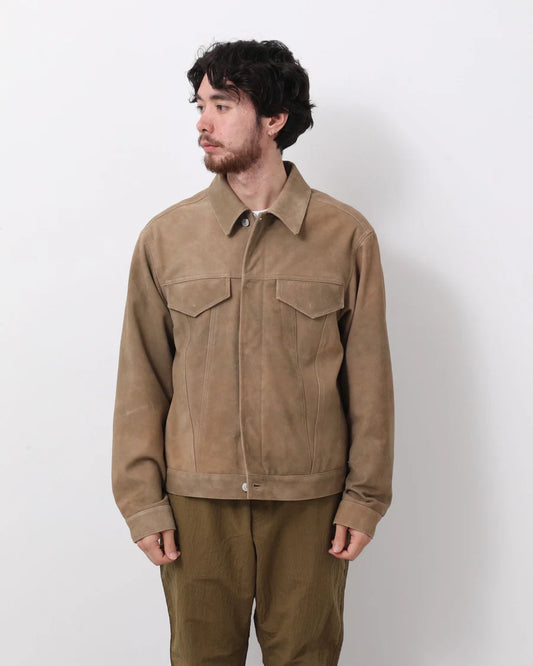 nonnative | TRUCKER BLOUSON GOAT LEATHER WITH WINDSTOPPER