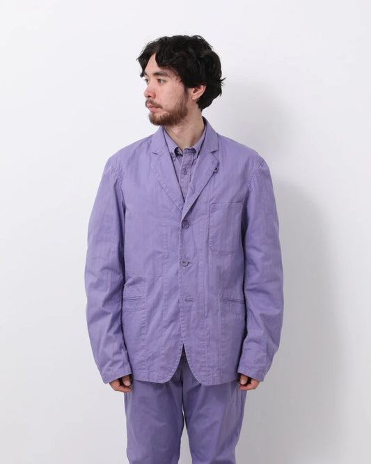 nonnative | OFFICER 5B JACKET COTTON DOBBY STRIPE PIGMENT DYE