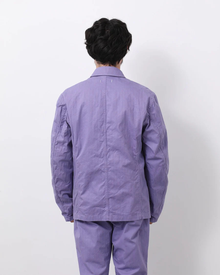nonnative | OFFICER 5B JACKET COTTON DOBBY STRIPE PIGMENT DYE