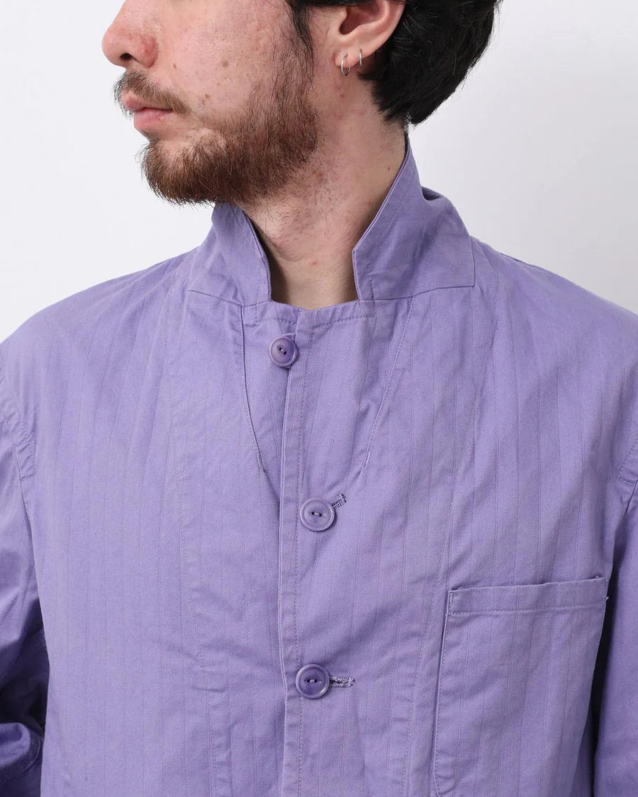 nonnative | OFFICER 5B JACKET COTTON DOBBY STRIPE PIGMENT DYE