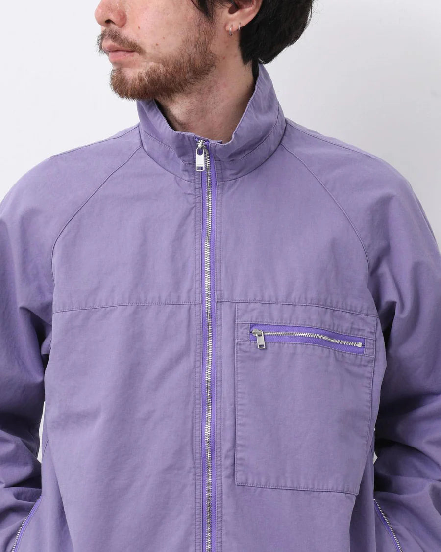nonnative | HIKER FULL ZIP JACKET C/Li TWILL PIGMENT DYE WITH WINDSTOPPER
